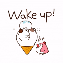 wake up