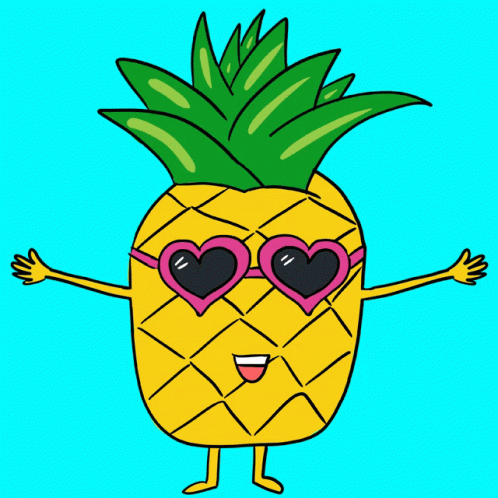 Drawingsbymj Tropical Pineapple GIF - Drawingsbymj Tropical Pineapple Pineapple GIFs