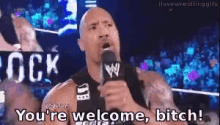 Youre Welcome The Rock GIF - Youre Welcome The Rock Dwayne Johnson GIFs