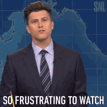So Frustrating To Watch Colin Jost GIF - So Frustrating To Watch Colin Jost Saturday Night Live GIFs