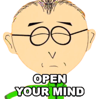 Open Your Mind Mr Mackey Sticker - Open Your Mind Mr Mackey South Park Stickers