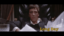 Long Day  GIF - Scareface Longday Tired GIFs