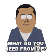 What Do You Need From Me South Park Sticker - What Do You Need From Me South Park S17e3 Stickers