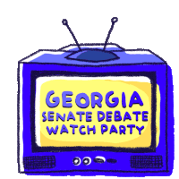 Georgia Senate Georgia Senate Debate Sticker - Georgia Senate Georgia Senate Debate Debate Stickers