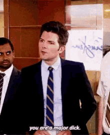 Ben Parks And Rec GIF - Ben Parks And Rec You Are A Major Dick GIFs