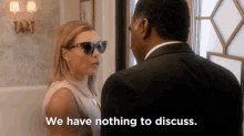 Conversation Over GIF - Vanessa Williams We Have Nothing To Discuss Daytime Divas GIFs