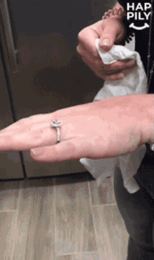 Engaged Happily GIF - Engaged Happily Ring GIFs