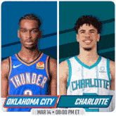Oklahoma City Thunder Vs. Charlotte Hornets Pre Game GIF - Nba Basketball Nba 2021 GIFs