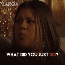 What Did You Just Do Lou Jane GIF - What Did You Just Do Lou Jane Zarqa GIFs