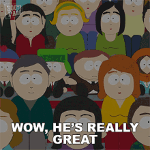 Wow Hes Really Great Stan Marsh GIF - Wow Hes Really Great Stan Marsh Kyle Broflovski GIFs