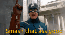 Smash Good GIF - Smash Good Captain America GIFs