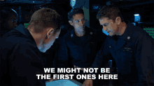 We Might Not Be The First Ones Here Gerard Butler GIF - We Might Not Be The First Ones Here Gerard Butler Captain Joe Glass GIFs
