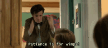 No Patience GIF - No Patience Doctor Who GIFs