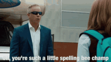 Sarcastic Youre Such A Little Spelling Bee Champ GIF - Sarcastic Youre Such A Little Spelling Bee Champ GIFs