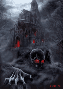skeleton haunted