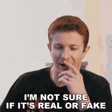 Im Not Sure If Its Real Or Fake Wren GIF - Im Not Sure If Its Real Or Fake Wren Corridor Crew GIFs