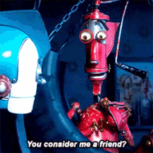 robots fender you consider me as a friend friend friends
