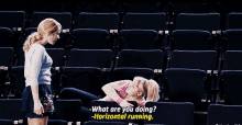 Getting Lapped! GIF - Horizontal Running Fat Amy Pitch Perfect GIFs
