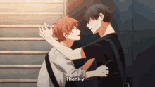 haikyuu anime kiss thanks thank you
