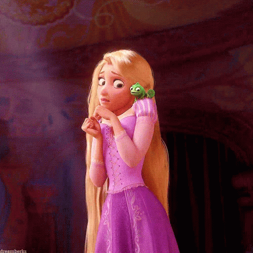 いや イヤ ラプンツェル ディズニー Gif Tangled Rapunzel Disney Discover Share Gifs