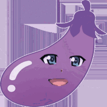 Anime Eggplant GIF - Anime Eggplant Djrn GIFs