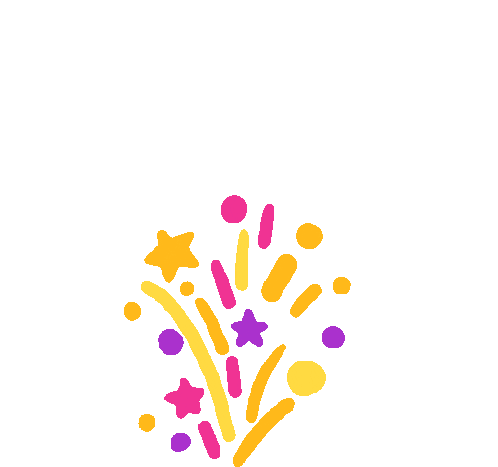 Diwali Firecrackers Burst And Sparkle Sticker - Diwali Sparkles Stars Confetti Stickers