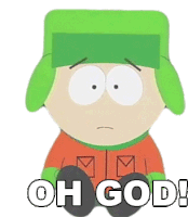 Oh God Kyle Broflovski Sticker - Oh God Kyle Broflovski South Park Stickers