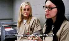 Oitnb Will You Be My Girl Friend GIF - Oitnb Will You Be My Girl Friend Piper GIFs