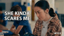 She Kinda Scares Me Anneliese Judge GIF - She Kinda Scares Me Anneliese Judge Annie Sullivan GIFs