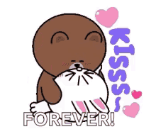 Brown And Cony Bear GIF - Brown And Cony Bear Forever GIFs