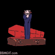 Vampire Coffin Bbm Dp GIF - Cartoon Vampire Coffin GIFs