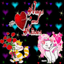 Hugs And Kisses Happy Valentines Day GIF - Hugs And Kisses Happy Valentines Day Be Mine GIFs