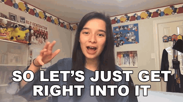 So Lets Just Get Right Into It Hannah Fawcett GIF - So Lets Just Get Right Into It Hannah Fawcett Lets Just Jump In GIFs