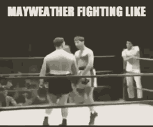 For All Those Fight Fans GIF - Music Mayweather Box GIFs