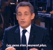Les Gens N'En Peuvent Plus. GIF - Nicolas Sarkozy French President GIFs