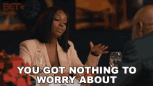 You Got Nothing To Worry About Monica Mc Coy GIF - You Got Nothing To Worry About Monica Mc Coy Holiday Heartbreak GIFs