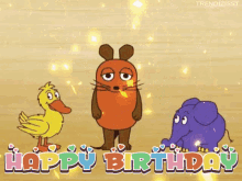 Die Maus Happy Birthday GIF - Die Maus Happy Birthday Confetti GIFs