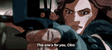 Marvels What If Black Widow GIF - Marvels What If Black Widow This Ones For You Clint GIFs