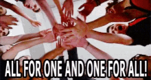 All For One One For All GIF - All For One One For All GIFs