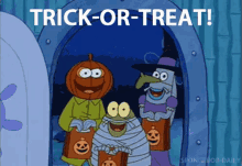 Trick Or Treat GIF - Trickortreat Candy Spongebob GIFs