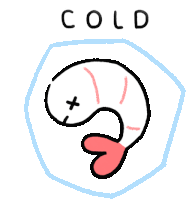 Cold Freezing Sticker - Cold Freezing Chill Stickers