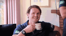Patrick Dangerfield Laughing GIF - Patrick Dangerfield Laughing Tea GIFs