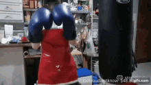 Poponut Boxing Punching Bag GIF - Poponut Boxing Punching Bag GIFs