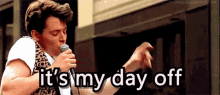 Day Off GIF - Day Off Ferris Bueller Excited GIFs