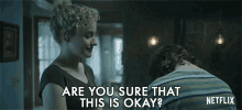Are You Sure That This Is Okay Julia Garner GIF - Are You Sure That This Is Okay Julia Garner Ruth Langmore GIFs