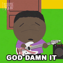 God Damn It Token Black GIF - God Damn It Token Black South Park GIFs