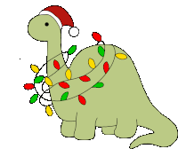 Christmas Lights Jurassic Realty Sticker - Christmas Lights Jurassic Realty Christmas Dino Stickers