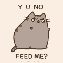 Why You No Feed Me Pusheen GIF - Why You No Feed Me Pusheen Mad GIFs