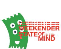 Weekender State Of Mind Happy Sticker - Weekender State Of Mind Happy Yay Stickers