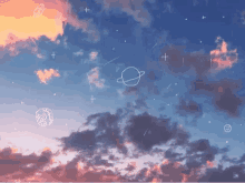 Sky Art GIF - Sky Art Stars Planets GIFs